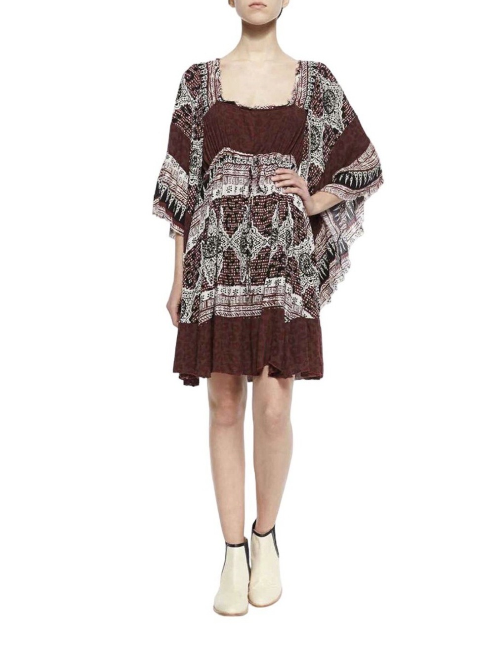 Free People Heart of Gold Mini Dress Size L